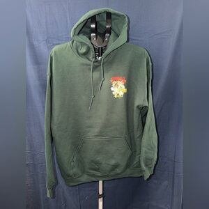 Civil “Eternal Companion” Graphic Hoodie – Size Large – Forest Green